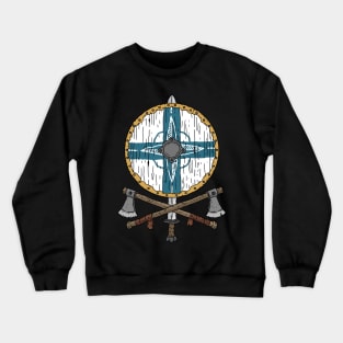 Viking shield. Finland NATO emblem. Crewneck Sweatshirt